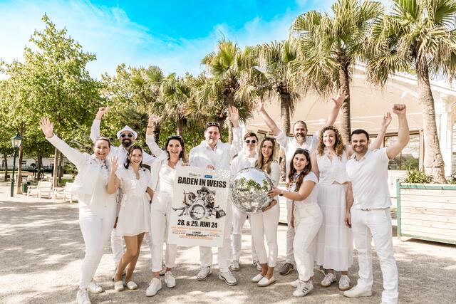 Sommerliches Partyfeeling bei Baden in weiß am 28. - 29. Juni 2024. | Foto: AndreasBiba