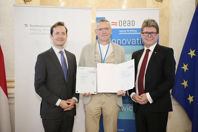 Das BRG/BORG Landeck darf sich über eine besondere Auszeichnung freuen. | Foto: OeAD_APA Fotoservice_Hörmandinger