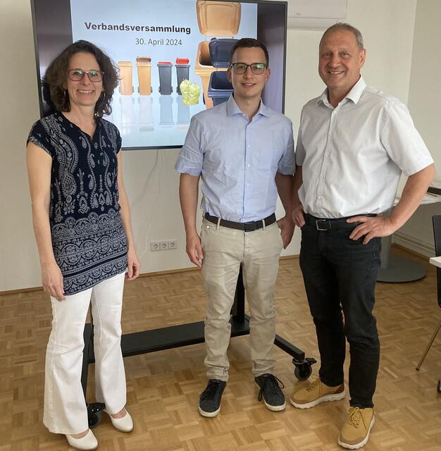 Angelika Büchler, Stefan Schröter und Andreas Sedlmayer. | Foto: Abfallverband Hollabrunn