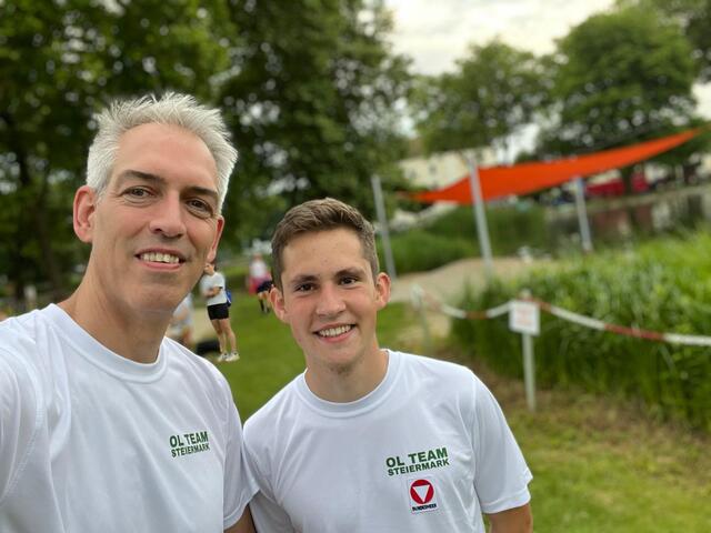 Jürgen Egger (li) und Lukas Novak zeigten beim Alpen-Adria-Cup starke Leistungen. | Foto: Franz Hartinger