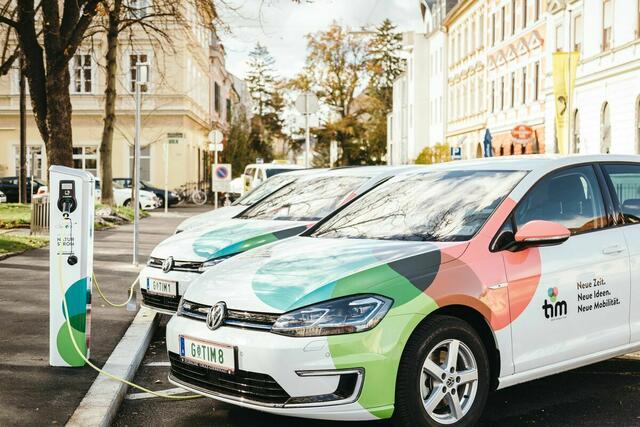Das Carsharing-Konzept TIM ist schon in 12 Gemeinden und Graz unterwegs. Der Verkehrsclub Österreich lobt das "Auto-Teilen", immerhin werdeb damit Platz und Ressourcen gespart. | Foto: Emanuel Droneberger