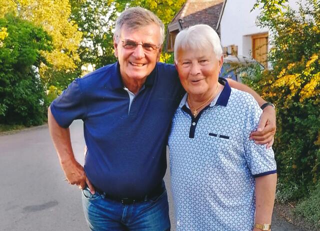Zusammentreffen nach 50 Jahren mit Günter Kaltenbrunner  | Foto: Herbert Schleich