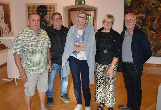 Manfred, Harald und Brigitte Haselsteiner, Gabriele und Erich Kogler