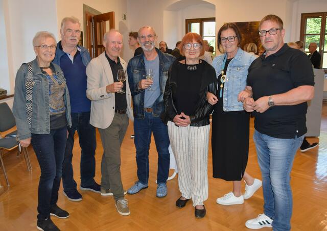 Herma Kösstler, Leopold Gratzer, Walter Schwandl, Johann Kreitner, Elfriede Schwandl, Regina Kromoser und Johannes Bartl