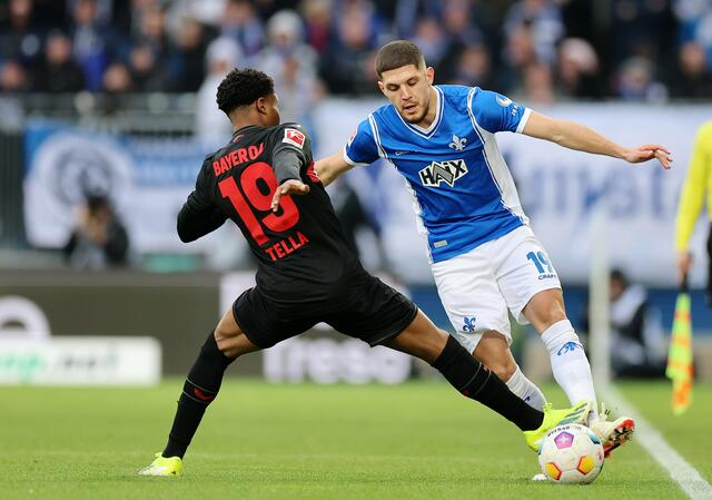 In der abgelaufenen Bundesligasaison spielte Karic 27 mal für Darmstadt 98. | Foto: GEPA