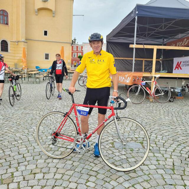 Robert Wild aus Hollabrunn nahm beim Radrennen teil. | Foto: Wild