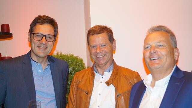 Peter Raggl, Ferdinand Flir und Markus Müller waren unter den Ehrengästen. | Foto: Johanna Tamerl