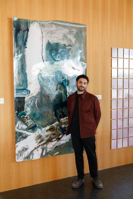 Christian Azzouni mit „Reflecting Racism“, Sonderpreis der Stadt Linz. | Foto: Mark Sengsbratl
