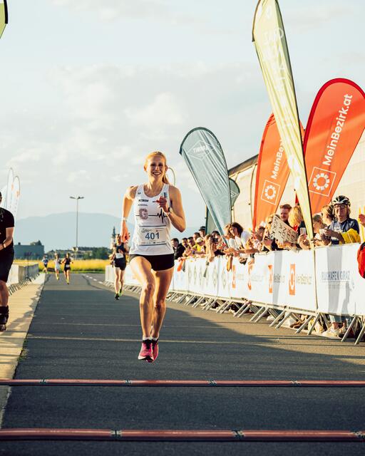 Schnellste Frau: Franziska Althaus mit einer Zeit von 20:59. | Foto: newfish
