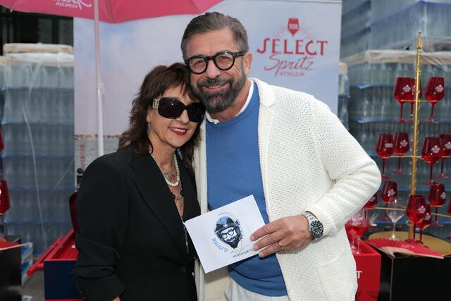 Roberta Manganelli (Stellamodels) und Mauro Maloberti | Foto: Maximilian Spitzauer