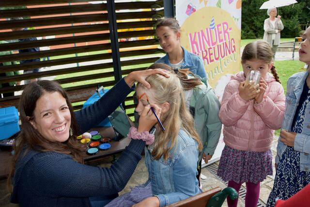 Lustiges Kinderschminken für die Kleinsten Besucher | Foto: Josef Strohmeier