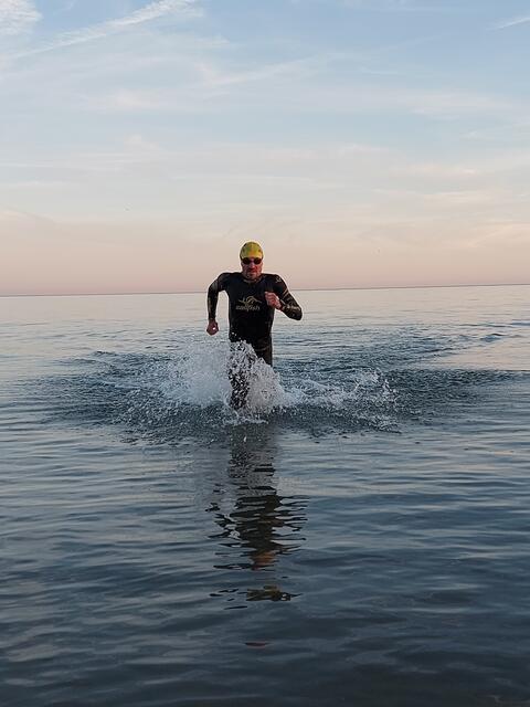 "Bin top-motiviert": Das Ziel des Welsers Gerald Will heißt Tallinn, wo er beim Ironman teilnehmen will. Im vergangenen Jahr konnte er die Bronze-Medaille nach Hause holen.