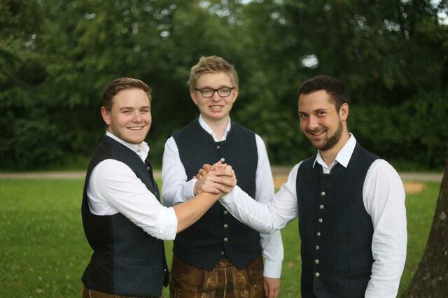 Das Sieger-Diplomarbeitsteam (v.l.n.r.): Peregrin Hammerschmied, Alexander Mayr, Jonathan Böhm  | Foto: HLBLA St. Florian  