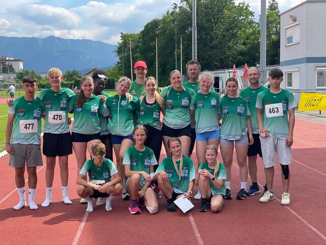17 Nachwuchsathleten des VST-Laas sorgten in Villach bei den Kärntner Meisterschaften für zwölf Gold-, sechs Silber- und acht Bronzemedaillen. | Foto: VST Laas