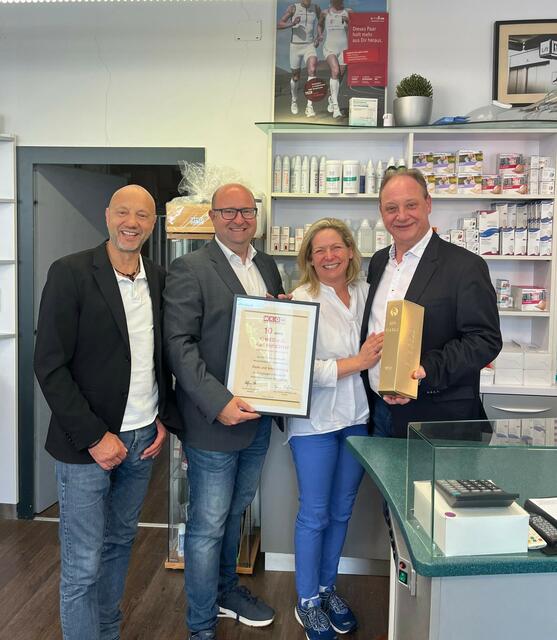 Friedrich Oelschlägel, Markus Fuchs, Marianne und Karl Hofstätter. | Foto: Eva Travnicek