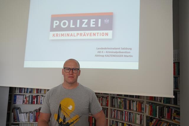 Martin Kaltenegger von der Landespolizei Salzburg. | Foto: Emanuel Hasenauer