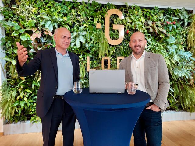 Die beiden Glorit-Geschaeftsführer Stefan Messar und Lukas Sattlegger. | Foto: Glorit