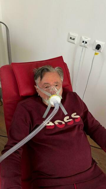 Auch mit reichlich Sauerstoff für die Muskeln wurde der Baumeister versorgt. | Foto: Lugner