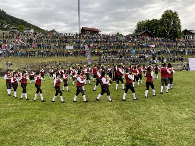 Der Musikverein Altenhof am Hausruck aus Oberösterreich holte sich unter Stabführer Gerhard Voraberger den Punktesieg. | Foto: Johannes Brandner
