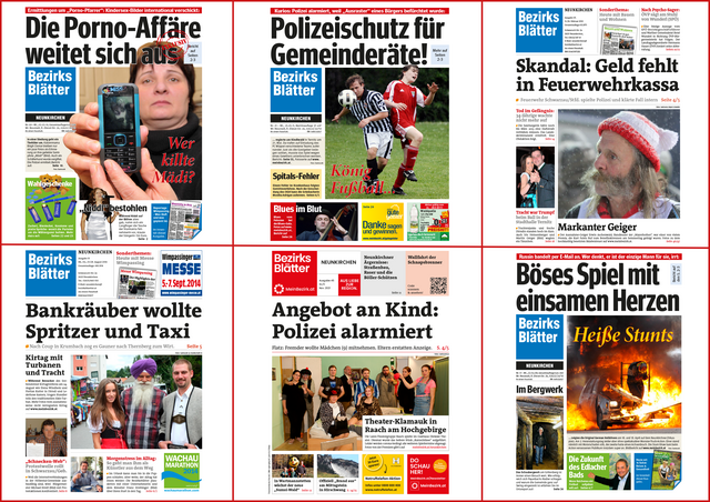 Zwischen 2009 und 2024 ereignete sich im Bezirk Neunkirchen so einiges. Auffällig: der Farbwechsel im Logo der RegionalMedien NÖ. | Foto: BezirksBlätter Neunkirchen