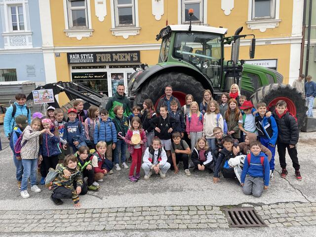 Der "Walderlebnistag" am Völkermarkter Hauptplatz zog viele interessierte Schulklassen, Jugendliche und Erwachsene an.  | Foto: RegionalMedien