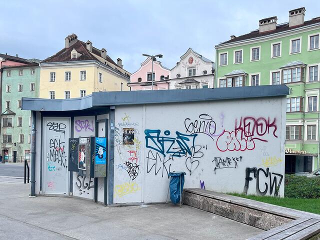 Illegale Sprayaktionen wie diese werden in Innsbruck bestraft. | Foto: BezirksBlätter