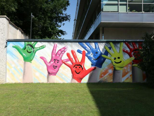 Graffitikunst beim Hofgarten, Künstler unbekannt: zu finden aufd er Onlinekarte. | Foto: streetart-citymap, Stadt Innsbruck