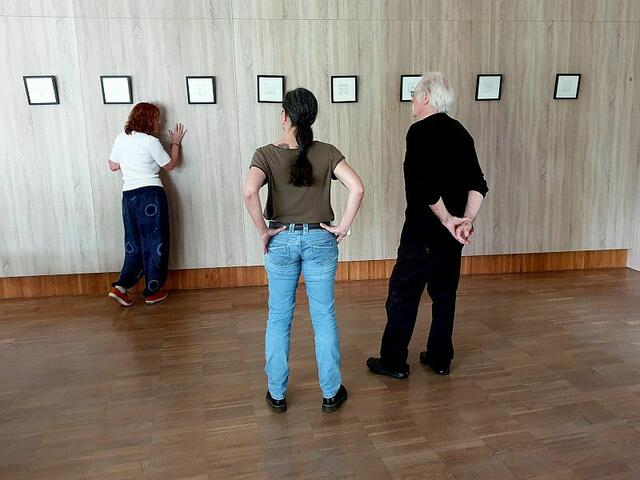 Eva Surma, Monika Lafer und Heinz Payer in Großklein.