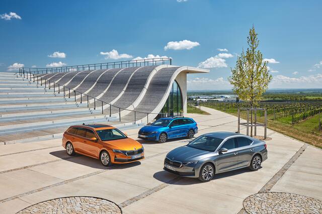 Der Škoda Octavia wurde außen und innen optimiert, auch um weitere aktive und passive Schutz- und Assistenzsysteme.  | Foto: Škoda