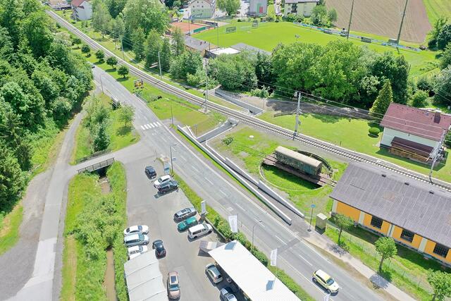 Ein Blick von oben auf die Anlage in Wies. | Foto: GKB