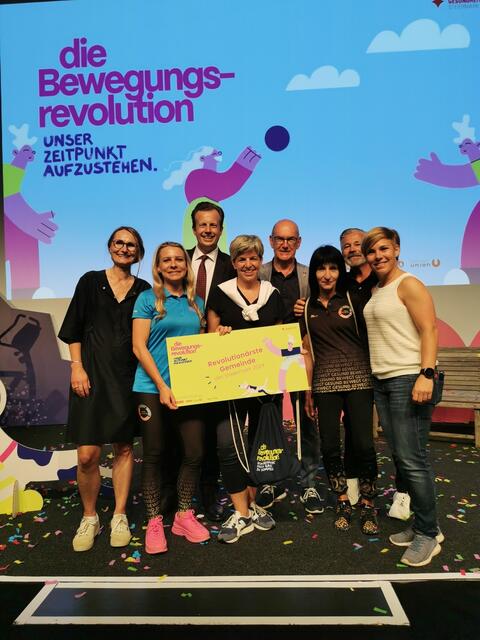 Tolle Auszeichnung: Tillmitsch darf den Titel "Bewegteste und revolutionärste Gemeinde der Steiermark" tragen. | Foto: Bewegungsrevolution