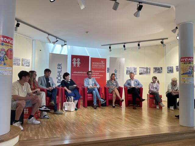 Pressekonferenz zu "Freitopia" im Kulturzentrum Kapfenberg. | Foto: Kern