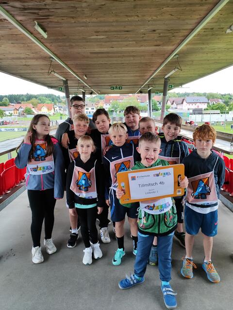 Die Schülerinnen und Schüler der Volksschule Tillmitsch freuten sich über den dritten Platz beim Landesfinale der Safetytour. | Foto: vs tillmitsch
