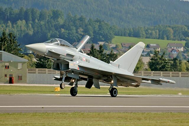Die Eurofighter verabschieden sich vorübergehend aus Zeltweg. | Foto: Bundesheer