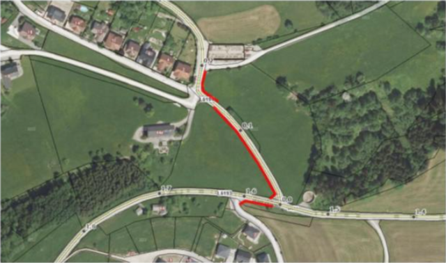 Die besagte Strecke in Konradsheim. | Foto: NÖ STD