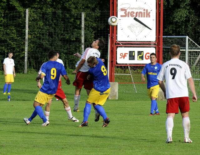 Obenauf: 2009/10 war Frauental zum letzten Mal vor Deutschlandsberg in der Tabelle. | Foto: Hans Ast