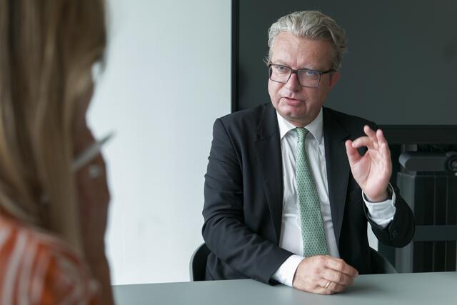 "Wir in der Steiermark sind bei der Windkraft, im Vergleich zu den alpin dominierten Bundesländern, eindeutig an der Spitze." | Foto: Maximilian Spitzauer