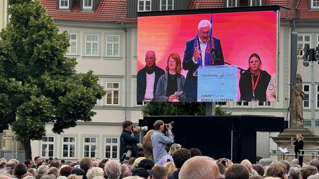 Ansprache des deutschenBundespräsidenten Frank-Walter Steinmeier. | Foto: AVG Filmproduktion: