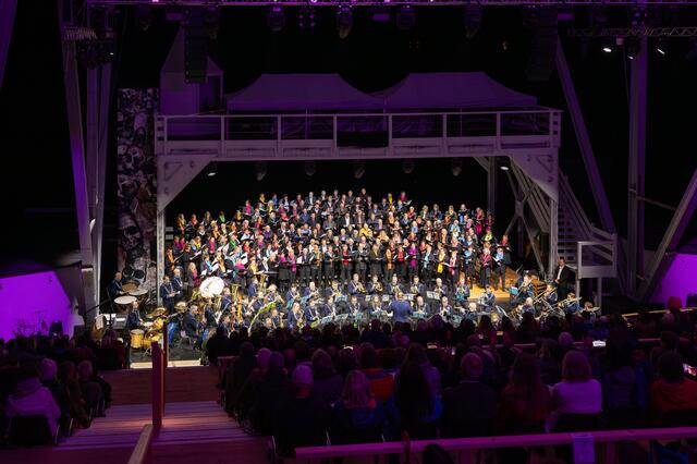 Großes Konzert: Wolfgangsee-3-Klang auf der Salzkammergut Seebühne. | Foto: Kunstbahr