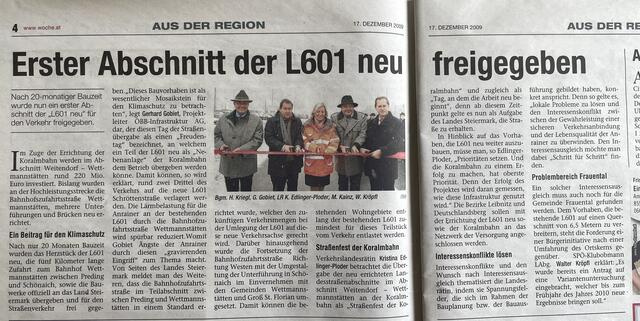 Das war Ende 2009 – bis heute das einzige Stück der L601 neu. | Foto: RegionalMedien Steiermark