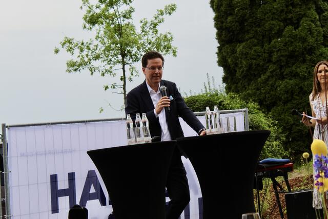 CEO Hubert Wetschnig bei der feierlichen Eröffnung. | Foto: BRS/Köck