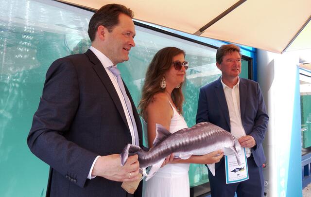 v.l.: BM Totschnig, Uli Sima, H.P. Hasenbichler | Foto: MeinBezirk