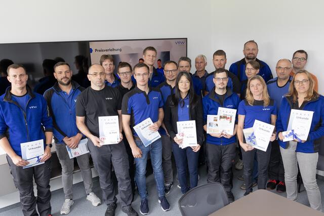 Bei nahezu identer Teilnehmeranzahl schafften es die sportlichen VTW-Mitarbeiter, die aktiven Minuten von 62.000 auf 113.394 mehr als zu verdoppeln – belohnt wurden sie mit Preisen im Gesamtwert von 1.500 Euro. | Foto: VTW