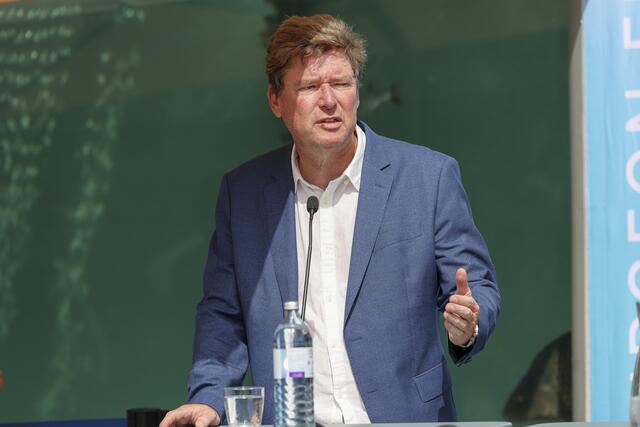 Hans-Peter Hasenbichler, Geschäftsführer der via donau - Österreichische Wasserstraßen GmbH.
 | Foto: Mirjam Reither