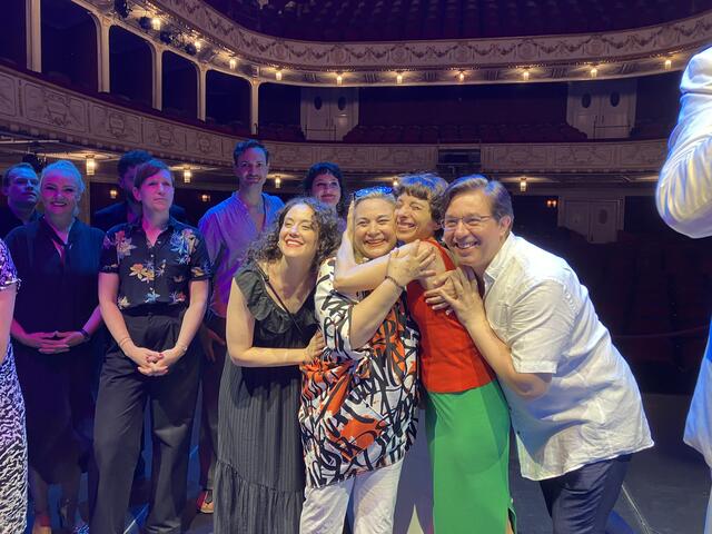 Alle freuten sich über die gelungene Premiere | Foto: Stockmann