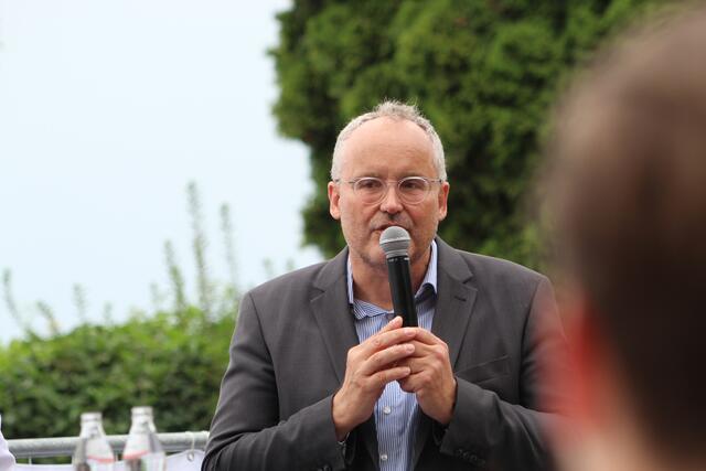 Christian Kastner (Geschäftsbereichsleiter Hochbau West und Projektleiter "HAB1"), | Foto: BRS/Köck