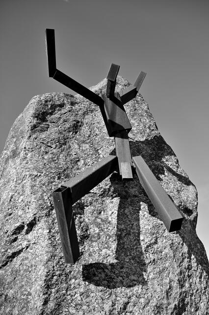 "Fast wie eine Christusfigur auf dem Kreuz", so Horn.
 | Foto: Hans-Peter Kriener