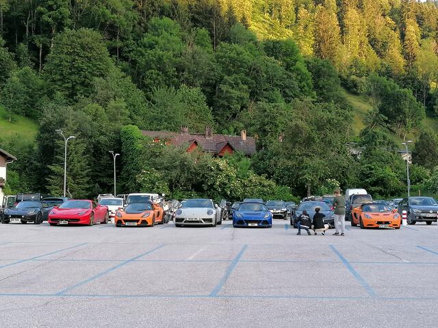 Rechtslenker auf Besuch in Österreich. GB