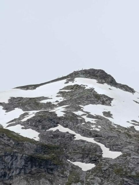 Blick vom Giglachsee auf die Gipfelstürmer. 
