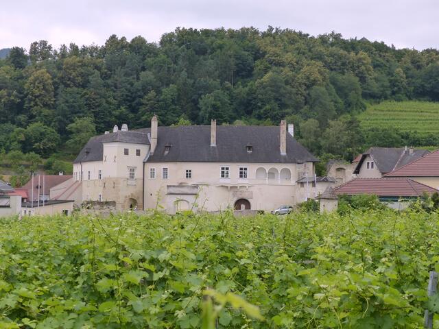 Blick zum Schloss Hinterhaus 